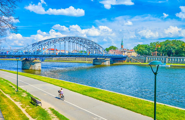 Fototapeta The Bridges In Krakow, Poland obraz