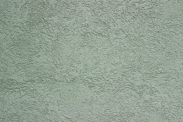 Wall green stucco outer facade surface texture