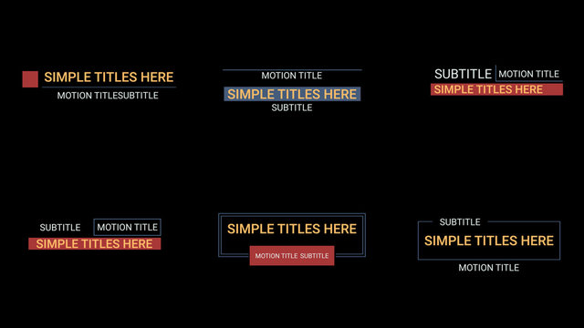 Minimal Titles