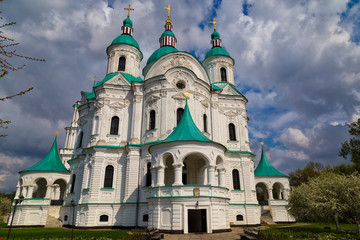 Fototapeta na wymiar Cathedral of the Nativity of the Blessed Virgin. Town Kozelets. Ukraine.