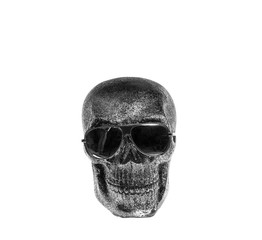 skull with glasses, Day of the Dead