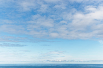 Blick auf das Meer, Nordatlantik, Island