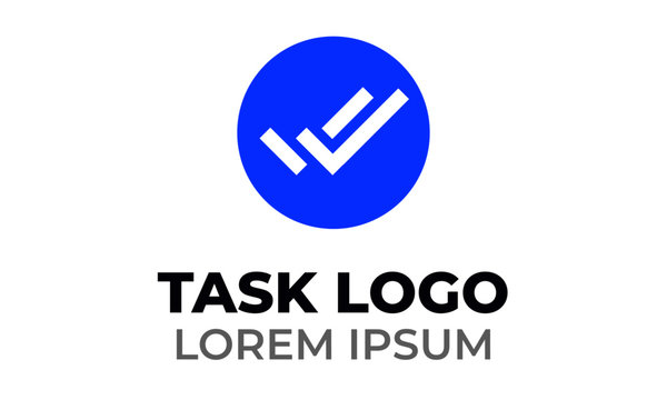 Task, List, Organization, To Do, Notes, Minimalistic and Modern Logo Design