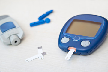 Diabetic Concept with Supplies