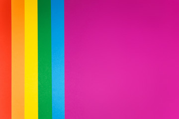 Obraz premium abstract background, lgbt community flag. Colors of rainbow