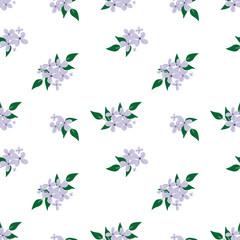 Fashionable pattern in small flowers. Floral seamless background for textiles, fabrics, covers, wallpapers, print, gift wrapping and scrapbooking. Raster copy