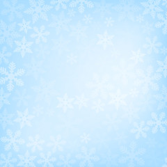 Abstract blue christmas background