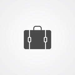 Suitcase vector icon sign symbol