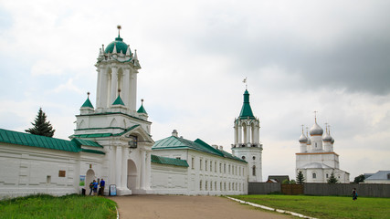 Temples of Spaso-Yakovlevsky Dmitriev Monatyr in Rostov Veliky, Russia