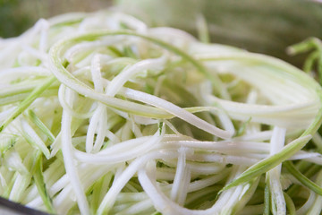 Zucchini spaghetti