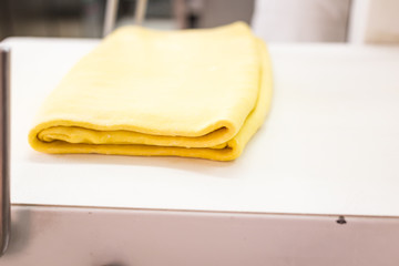processing of puff pastry