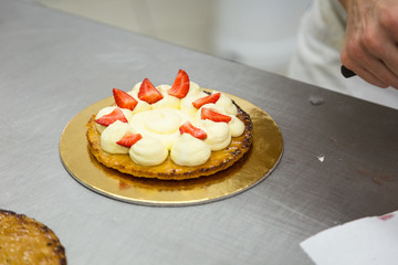 the millefeuille cake