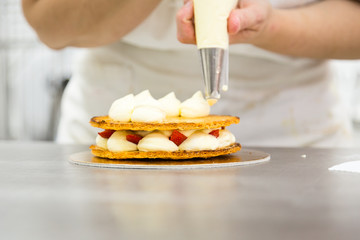 the millefeuille cake