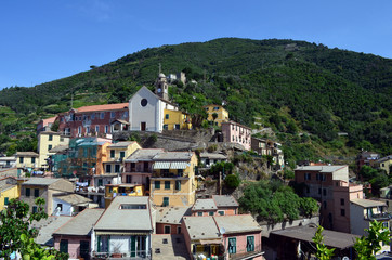 Obraz premium Hillside Town