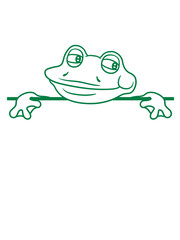 name schild fläche schreiben text rahmen rand mauer zeigen frosch sizend süß niedlich lustig comic cartoon clipart froschkönig kröte