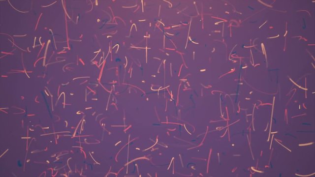 Color spinning particles Loop