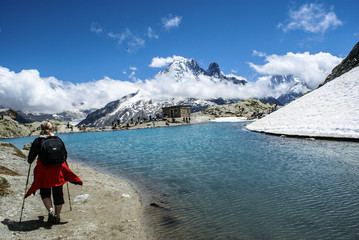 Fototapeta premium Tour de Mont Blanc. Alpy, Szwajcaria, Europa