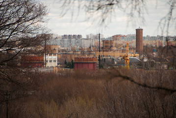 Fototapeta na wymiar Moscow Industrial area