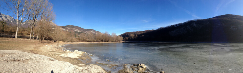 lake in the mountains