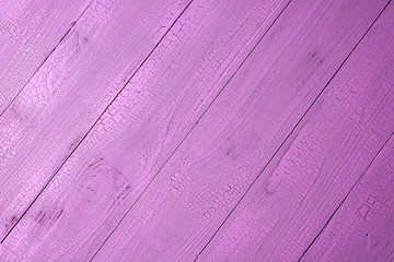 Obraz premium Wooden background painted in pink