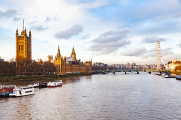 Fototapeta premium big Ben and Houses of Parliament London UK