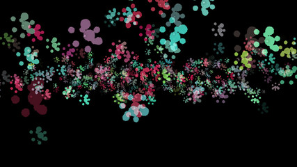 Background with paint. Divorces and drops. Periwinkles.