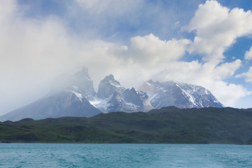 Cuernos del Paine view, Torres del Paine,Chile