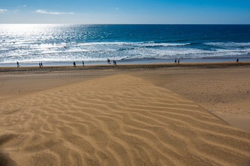 Fototapeta na wymiar Duna di sabbia sull'oceano