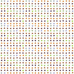 Abstract seamless pattern background with multi-colored varied triangles.