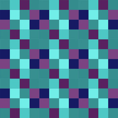 Seamless pattern background from a variety of multicolored squares.
