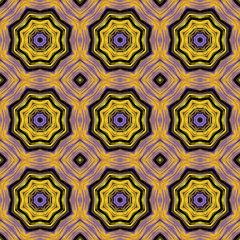 Seamless background pattern with a variety of multicolored lines.