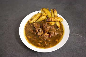 Boeuf bourguignon et potatoes