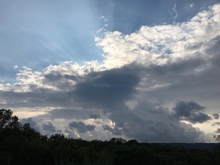 clouds in the sky