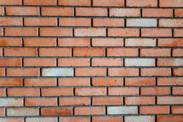 view of the facade of a brick wall background