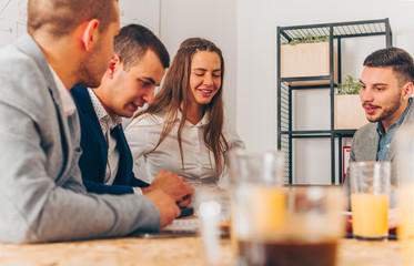 Internal meeting in the office