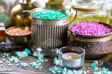 Spa massage items