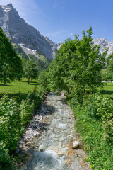 Beautiful mountain creek