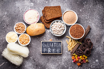 Set of gluten free products