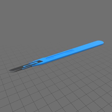 Disposable scalpel 1