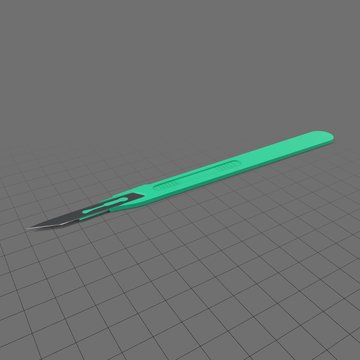 Disposable scalpel 2