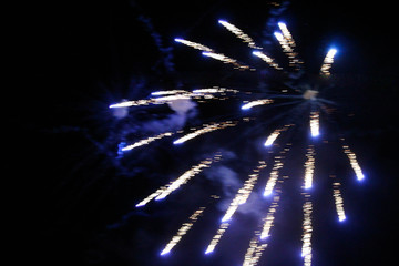 Fototapeta premium fireworks in the sky