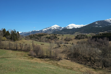 French landscape near Mont Louis