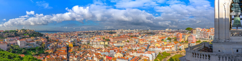 Fototapeta na wymiar Miradouro da Senhora do Monte. Lisbon. Portugal