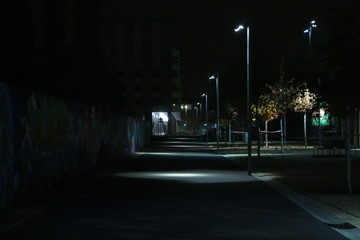 City Street At Night