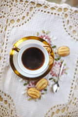 Traditional russian festive cookies 