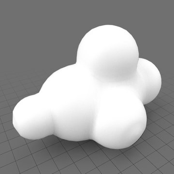 Stylized cloud