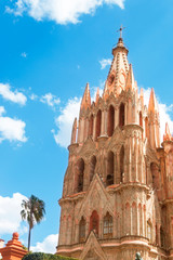 Fototapeta premium Church town San Miguel de Allende