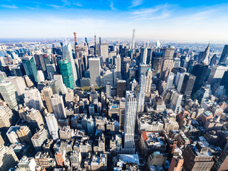 ニューヨーク　マンハッタンの摩天楼