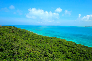 来間島　竜宮城展望台の風景