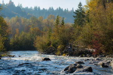 Cedar River in autumn